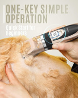 Kit de toilettage pour chien, électrique sans fil rechargeable, faible bruit, mitaines et rouleaux en plastique pour enlever les poils des chiens et des chats
