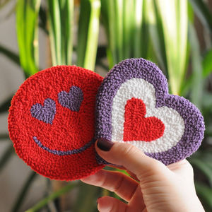 Fabricant Boutique Tapis pour tasses Offre Spéciale Cadeau recommandé Tapis pour tasses fait main personnalisé Tapis pour tasses à boire à l'aiguille - Product Image 4