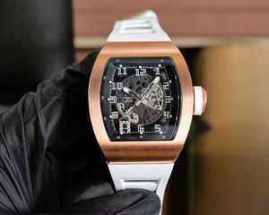 El Nuevo Reloj Mecánico 010 de Alta Calidad con Caja de Metal Esqueletizada de Lujo es un Elegante Reloj de Pulsera para Hombre de Negocios - Product Image 2