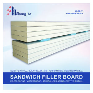 Panel Acústico Aislante para Techo, Panel Sándwich de Madera con Aislamiento de Poliuretano de 40 mm, <span class=keywords><strong>Precio</strong></span> por <span class=keywords><strong>M2</strong></span> - Product Image 2