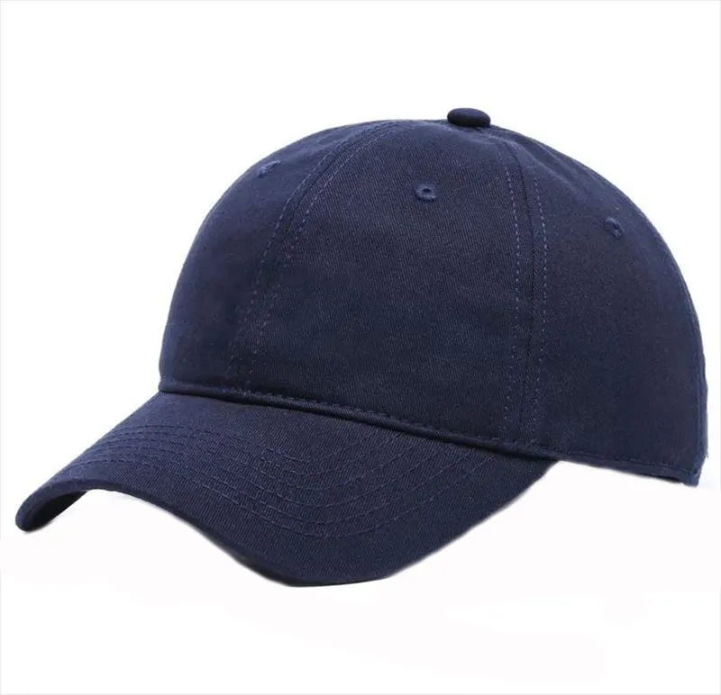 Topi Bisbol 6 Panel Celup Polos Model Kepala Besar Topi Olahraga Bisbol Uniseks Sesuai Warna Khusus Topi Bisbol Poliester