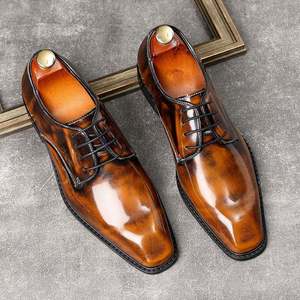 Italian Inspired Mens Luxury Handmade Loafers Embroidered Slip On <b>Shoes</b> for Business Formal Wear and Autumn Occasions - Product Image 3