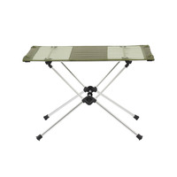 Table de camping tactique extensible portable de petite taille pour l'extérieur, table de cuisine pliable avec cadre en aluminium, moderne et réglable
