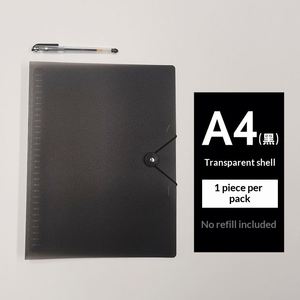 Transparent Frosted Spiral Custom A4 <b>A5</b> B5 Refillable Business <b>Notebook</b> Loose-Leaf Cover Coil Metal Clip - Product Image 2