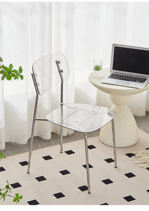Siège moderne empilable <span class=keywords><strong>en</strong></span> plastique blanc fait à la main pieds <span class=keywords><strong>en</strong></span> métal chaises <span class=keywords><strong>de</strong></span> <span class=keywords><strong>bar</strong></span> <span class=keywords><strong>tabouret</strong></span> <span class=keywords><strong>de</strong></span> <span class=keywords><strong>bar</strong></span> décontracté dossier <span class=keywords><strong>de</strong></span> <span class=keywords><strong>bar</strong></span> à thé chaise haute avec repose-pieds - Product Image 5