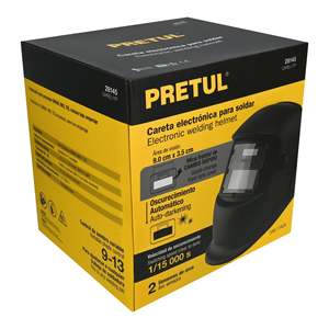 CAREL-11P torcia elettronica per saldatura ad energia solare con casco in materiale PP con accensione/spegnimento automatico - Product Image 1