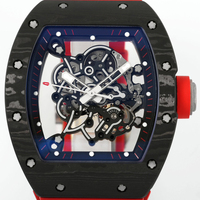 Montre de plongée sportive pour homme de haute qualité avec réserve de marche, verre saphir, boîtier en fibre durable, automatique, squelette, RM055, montre mécanique pour homme