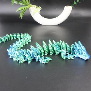 Vashine - Juguete de Dragón Articulado Impreso en 3D de 88 cm, Figura de Dragón de Cristal Flexible, Juguete Antiestrés - Product Image 4