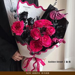 New Arrival 53*42Cm Đổ Xô Vải Dày Bông Giấy Đặc Biệt Hình Hoa Giấy Gói Cho Cửa Hàng Hoa Wrapper - Product Image 3