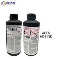 Tinta UV Agfa Sicura Jet ODK Negra para Impresora de Inyección de Tinta con Cabezal Ricoh Gen5, Impresión de Códigos de Barras y Códigos QR