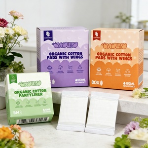 Envío Gratis, Artículo de Venta al por Mayor en Alibaba, Marca Privada, Toalla Sanitaria Ecológica y Orgánica, Toalla Sanitaria Médica Angel Moon para Mujer - Product Image 6