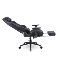 Chaise de jeu personnalisée par le fabricant, dossier haut, cuir, accoudoirs 3D, mousse haute densité, soutien lombaire, chaise inclinable pour PC, pour les joueurs