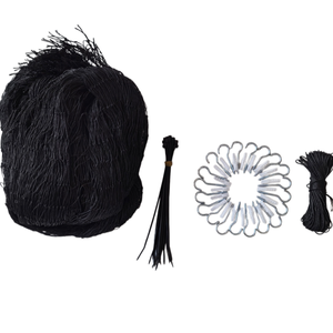 <span class=keywords><strong>Filet</strong></span> de protection en PEHD noir pour terrains de sport, clôture de sécurité pour animaux domestiques, <span class=keywords><strong>filet</strong></span> de <span class=keywords><strong>cage</strong></span> de frappe, protection pour balcon, fenêtre et <span class=keywords><strong>escalier</strong></span> - Product Image 2