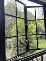 Ventanas Francesas de Aluminio con Rejillas Insonorizadas de Fábrica con Certificación CE ISO9001, con Barras de Vidrio Opcionales