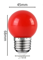 Creative Mini LED Ampoule Ménage Coloré Romantique Bulle Lampe avec E27 Boule à Vis pour Chambre Lumière Décorative