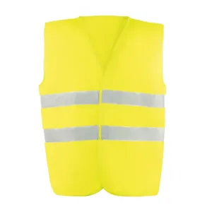 Gilet - HV714YEL S Strand - Colore: Giallo - Chiusure a strappo per lavori a maglia - Product Image 1