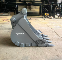 Bucket Penggali RSBM untuk Excavator Yanmar SV100, Ukuran 24 Inci, Model Sempit