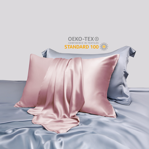 Taie d'oreiller de luxe en soie pure organique 19/22MM 100% soie véritable tissée avec imprimé végétal pour la maison ou l'hôtel Livré avec boîte - Product Image 2
