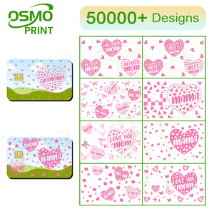 Osmo MAMA UV Dtf - Adhesivos para Tarjetas de Crédito, Calcomanías <span class=keywords><strong>Nana</strong></span> Mimi Gigi Mini, Transferencia UV para Tarjetas Bancarias - Product Image 3