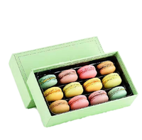 Boîtes à gâteaux rigides personnalisables en gros avec fenêtre, emballage en carton recyclable pour gâteaux, sushis, biscuits et plus, logo personnalisé