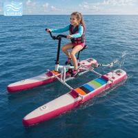 Vélo aquatique à pontons plats pour enfants, long ponton, cadre en aluminium, profilé, facile à ranger, vente en gros, directement de l'usine en Chine, Lumark