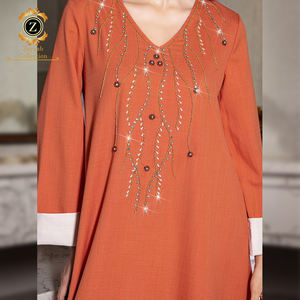 Jalabiya Zaynab de Libia, Túnica Emmes, Abaya de Alta Calidad, Nueva <span class=keywords><strong>Moda</strong></span> Árabe para Mujer, Últimos Diseños de Burka, Jalabiya de Libia - Product Image 4