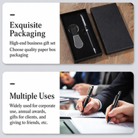 Ensemble de porte-clés stylo, coffret cadeau personnalisé avec logo gravé au laser, cadeau d'entreprise, cadeau d'entreprise de luxe, cadeau promotionnel haut de gamme pour les employés