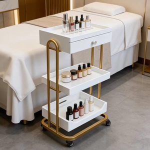 Chariot de rangement roulant de luxe 2026 pour salon de beauté, avec tiroir, pour clinique esthétique, spa et salon de coiffure - Product Image 1