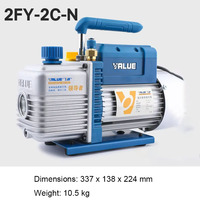 Pompe à vide double étage Feiyue 2FY-2C-N pour climatisation et réfrigération HVAC