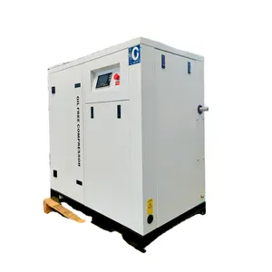 Medical Silent Oil Free Scroll Air Compressor 14 Cfm 8 Bar 600 Liter With Air Dryer