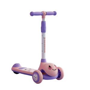 Patinete de Acero 3 en 1 para Niños, Juguete para Montar con 3 Ruedas, Asiento Plegable de Altura Ajustable, Luz Incluida, Edades 8-12 - Product Image 3