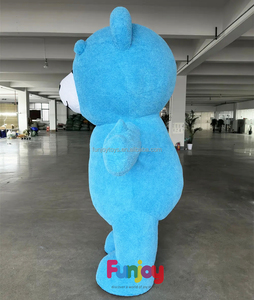 Disfraz de Mascota de Oso de Peluche Inflable Gigante - Mono de Cosplay de Estilo de Dibujos Animados de Anime Colorido - Product Image 4
