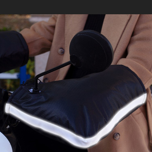 Mùa Đông Tay Lái Bìa Ấm Tay Lái Găng Tay Xe Đi Xe Đạp Windproof Tay Lái Cho Xe Máy - Product Image 6