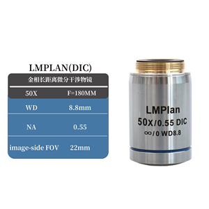 Metallografische Semi-Apochromatische Infinity-Gecorrigeerde Achromatische Objectieflens Over Lange Werkafstand Anti-Reflecterende Coating Oem - Product Image 4