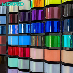 Film de protection auto-cicatrisant anti-rayures à changement de couleur 1,52*15M/rouleau Gris volcanique TPU PPF Positionnement du corps Fantaisie Gris volcanique TPU PPF - Product Image 1