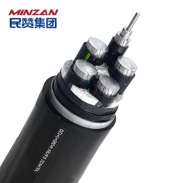 MINZAN Low Voltage Power Cable 0.6/1kv YJV YJV22 YJLV YJLV22 YJLV23 XLPE Electrical Aluminum Power Cable