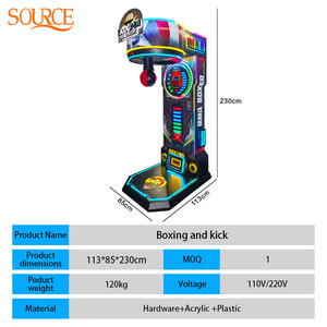 Máquina de Boxeo y Kickboxing de Alto Rendimiento SOURCE, con Monedas, para Bares, Centros Comerciales y Salas de Juegos - Product Image 4