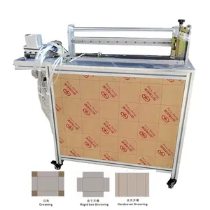 Rigid box making machine manual grooving slotting machine for cardboard