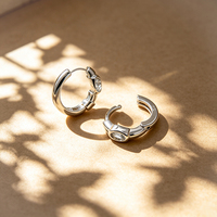 Bijoux fins de qualité supérieure, argent sterling 925, créoles ovales rondes en CZ, plaqué rhodium, créoles de 10 mm, bijoux personnalisés pour femmes, cadeau pour fille