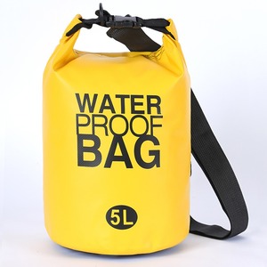 Bolsa de lona impermeable con imágenes de letras personalizadas OEM de gran oferta, bolsa de lona plegable con logotipo personalizado de 5L, bolsa seca portátil, bolsas rodantes de tela de lona - Product Image 1