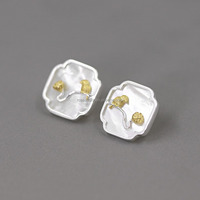 Rosaeflora "The Summer Breeze" Boucles d'oreilles à pompon décoratives chinoises en argent sterling 925 véritable et coquillage naturel, bijoux fins