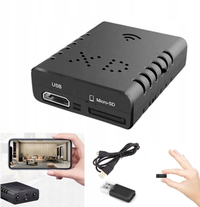 Kamera CCTV Deteksi Gerakan Ultra Ringkas untuk Keamanan Rumah dengan Penglihatan Malam IR dan Wifi - Product Image 1