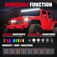 Panel Saklar Nirkabel 8 Tombol LED RGB Mobil 12V Baru, Tahan Air IP65, Aluminium Diecast Universal untuk Truk Offroad 4X4, Kapal, ATV, UTV