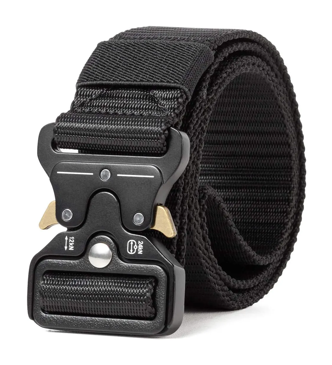 Style Riggers Web Waist Tactical Molle Nylon Belt with Heavy Duty Quick Release Zinc Alloy Buckle