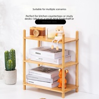 Étagère à épices multicouche en bambou pour comptoir de cuisine, support de rangement pour huile, sel, sauces et vinaigre, utilisation domestique, sans perçage, moderne, pour table