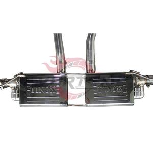 Échappement Vortex pour Porsche 958 Cayenne 3.0T 3.6 4.8 4.8T 2011-2014 Acier inoxydable poli miroir 1,5 mm d'épaisseur Échappement à soupapes - Product Image 5