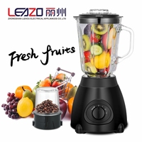 Voor gepersonaliseerde glazen blender, multifunctionele elektrische blender, 1,5 liter inhoud, roestvrij staal, geschikt voor hotels, fruit smoothie