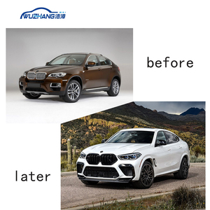 Paraurti per auto all'ingrosso per <span class=keywords><strong>BMW</strong></span> <span class=keywords><strong>X6</strong></span> serie 08-14 E71 aggiornato a 20-22 <span class=keywords><strong>G06</strong></span> X6M kit corpo sportivo paraurti posteriore paraurti anteriore