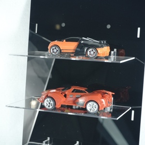 Vitrine de présentation en acrylique lavable, écologique et personnalisée pour modèles de camions et voitures miniatures, pré-assemblée, design moderne pour la maison - Product Image 3