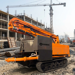 Camion de chantier HAMAC avec châssis à chenilles, styles de montage de 15 m, tailles diverses, pompe à béton et accessoires à vendre - Product Image 3